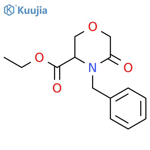 Ethyl 4-Benzyl-5-oxomorpholine-3-carboxylate structure