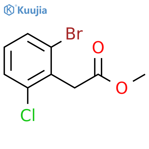 methyl 2-(2-bromo-6-chlorophenyl)acetate structure