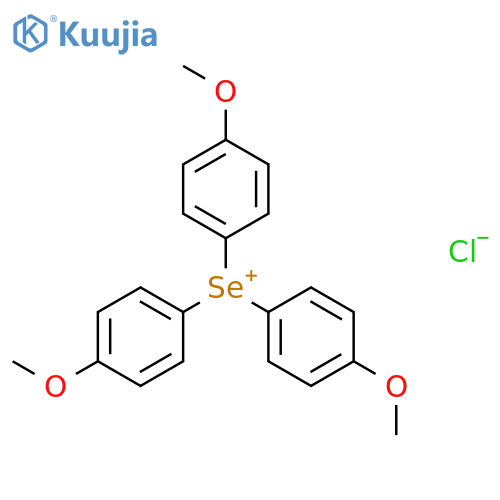 Selenonium, tris(4-methoxyphenyl)-, chloride structure