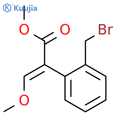 2-(Bromomethyl)-alpha-(methoxymethylene)benzeneaceticacid methylester structure
