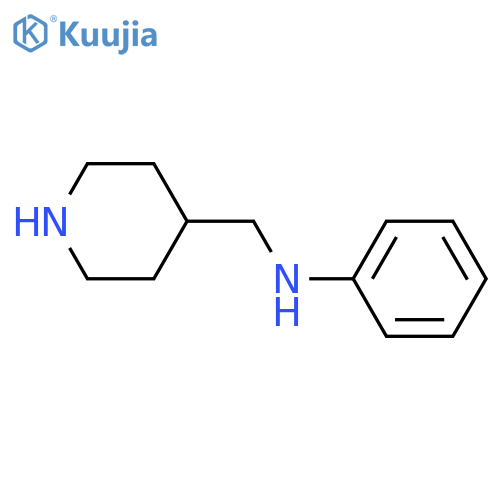 N-(4-Piperidylmethyl)aniline structure