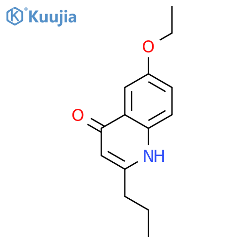 6-ethoxy-2-propyl-1h-quinolin-4-one structure