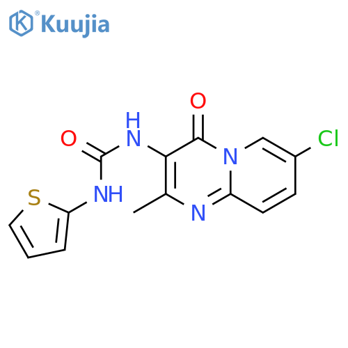 1-{7-chloro-2-methyl-4-oxo-4H-pyrido[1,2-a]pyrimidin-3-yl}-3-(thiophen-2-yl)urea structure