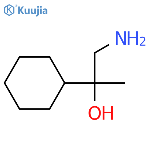 1-amino-2-cyclohexylpropan-2-ol structure
