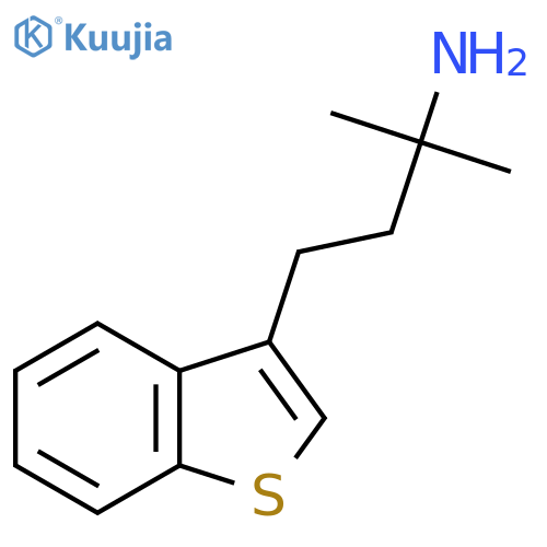 4-(1-benzothiophen-3-yl)-2-methylbutan-2-amine structure