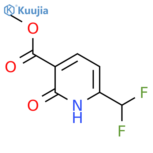 Methyl 6-(difluoromethyl)-2-oxo-1,2-dihydropyridine-3-carboxylate structure