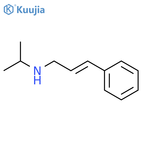2-Propen-1-amine, N-(1-methylethyl)-3-phenyl-, (E)- structure