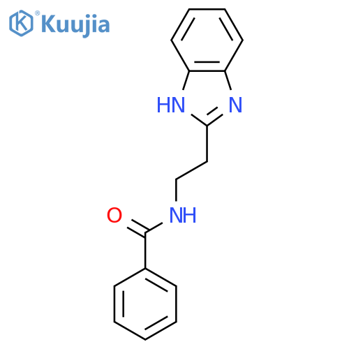 N-2-(1H-1,3-benzodiazol-2-yl)ethylbenzamide structure