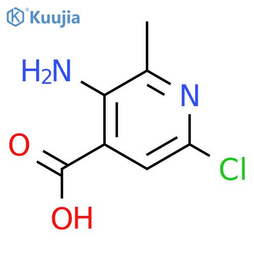 3-Amino-6-chloro-2-methylisonicotinic acid structure