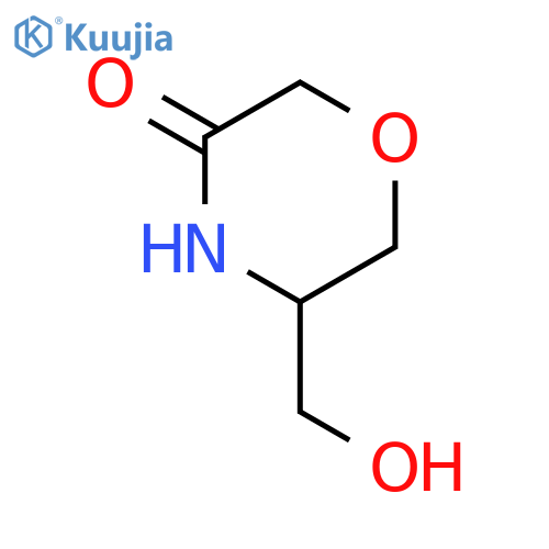 5-(Hydroxymethyl)morpholin-3-one structure
