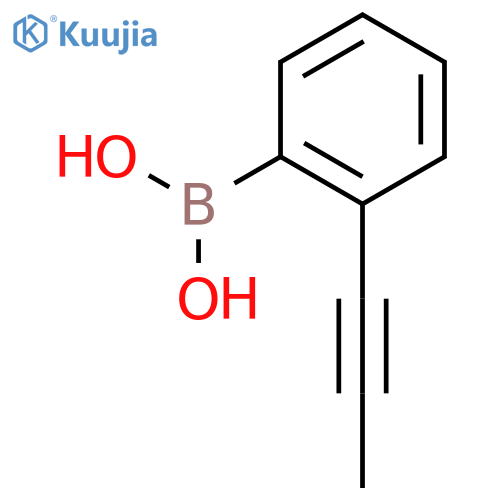 (2-prop-1-ynylphenyl)boronic Acid structure