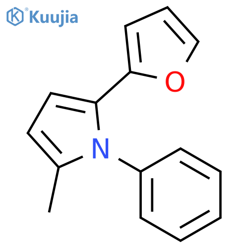 1H-Pyrrole, 2-(2-furanyl)-5-methyl-1-phenyl- structure