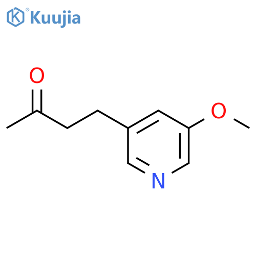 4-(5-Methoxypyridin-3-yl)butan-2-one structure
