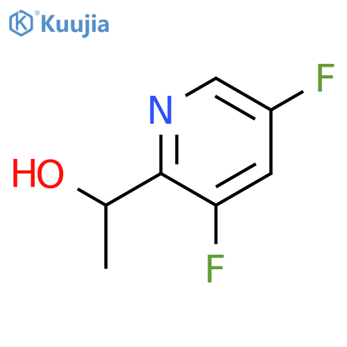 1-(3,5-Difluoropyridin-2-yl)ethanol structure