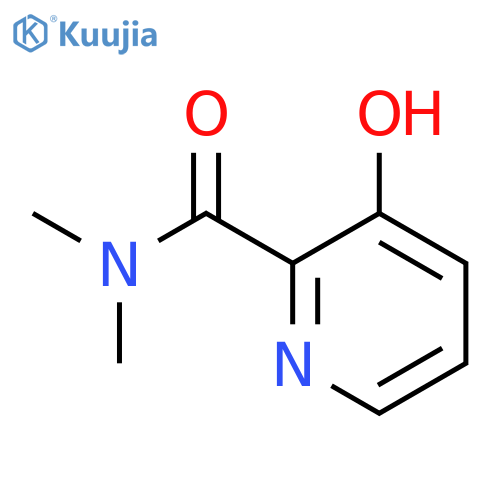 2-Pyridinecarboxamide,3-hydroxy-N,N-dimethyl- structure