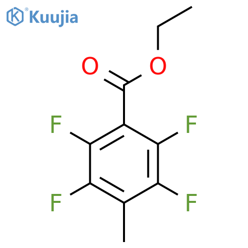 Ethyl 2,3,5,6-tetrafluoro-4-methylbenzoate structure