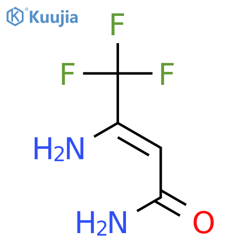 (Z)-3-Amino-4,4,4-trifluorobut-2-enamide structure