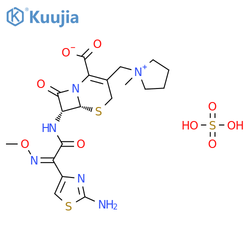 Cefepime sulfate structure