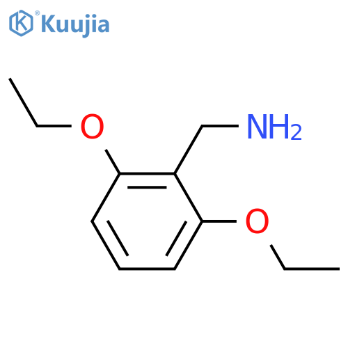(2,6-diethoxyphenyl)methanamine structure