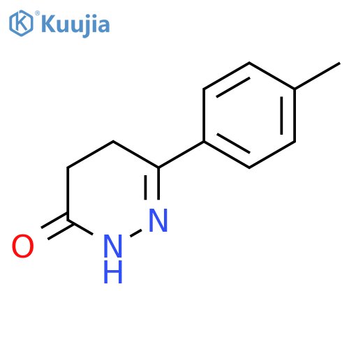 6-(4-methylphenyl)-2,3,4,5-tetrahydropyridazin-3-one structure