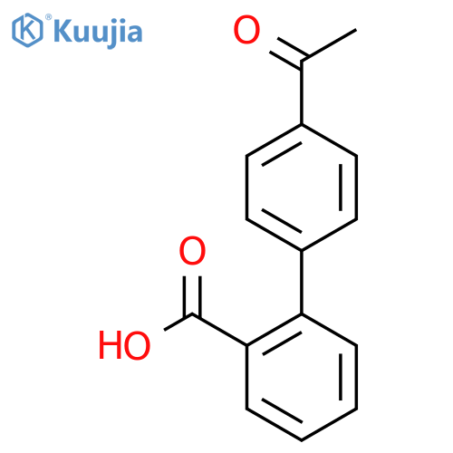2-(4-Acetylphenyl)benzoic acid structure