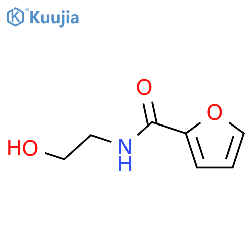 2-Furancarboxamide,N-(2-hydroxyethyl)- structure