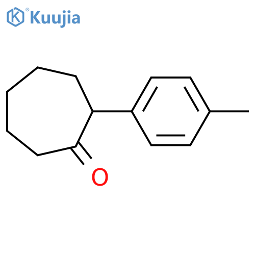2-(4-Methylphenyl)cycloheptan-1-one structure