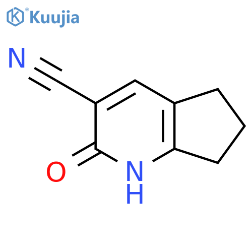 2-oxo-1H,2H,5H,6H,7H-cyclopenta[b]pyridine-3-carbonitrile structure
