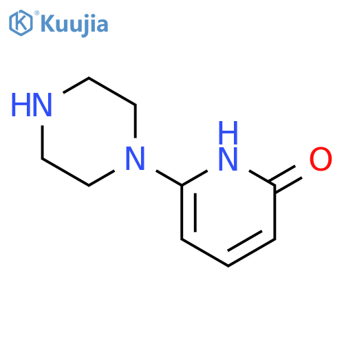 6-(piperazin-1-yl)-1,2-dihydropyridin-2-one structure