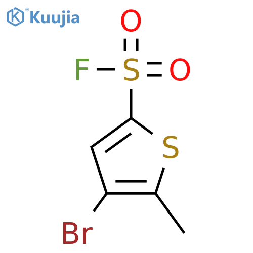 4-bromo-5-methylthiophene-2-sulfonyl fluoride structure