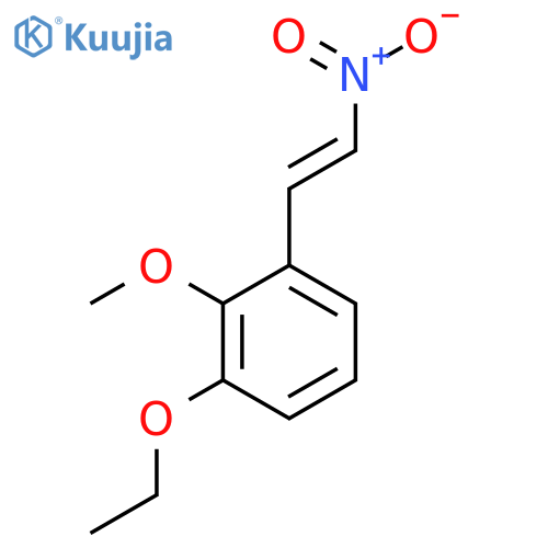 1-ethoxy-2-methoxy-3-(2-nitroethenyl)benzene structure