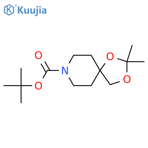N-Boc-2,2-dimethyl-1,3-dioxa-8-aza-spiro4.5decane structure