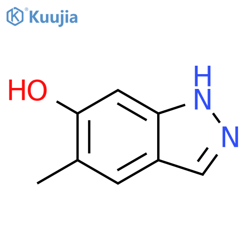 5-Methyl-6-hydroxy-(1H)indazole structure