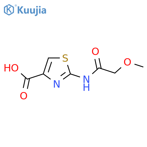 2-[(Methoxyacetyl)amino]-1,3-thiazole-4-carboxylic acid structure
