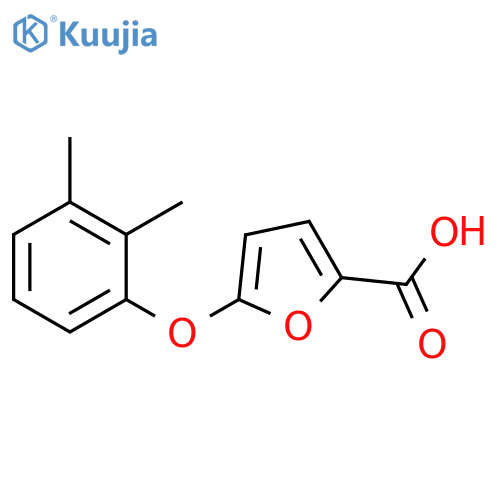 5-(2,3-Dimethyl-phenoxy)-furan-2-carboxylic acid structure