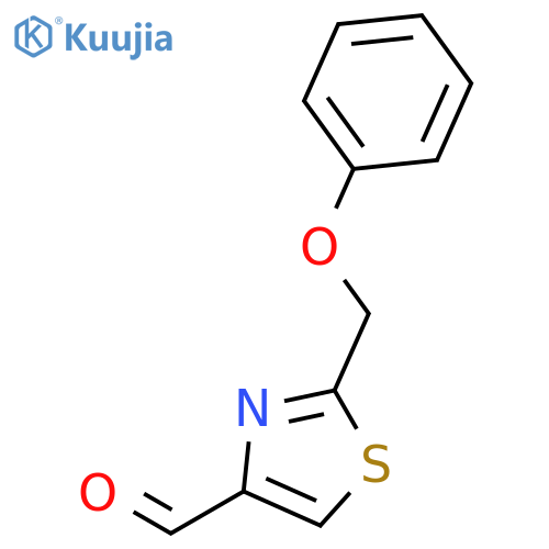 2-(phenoxymethyl)-1,3-thiazole-4-carbaldehyde structure