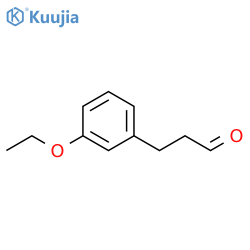 3-(3-ethoxyphenyl)propanal structure