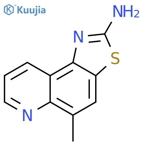 5-methyl-1,3thiazolo4,5-fquinolin-2-amine structure