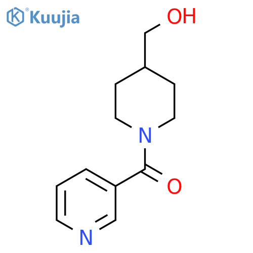 [1-(Pyridine-3-carbonyl)piperidin-4-yl]methanol structure