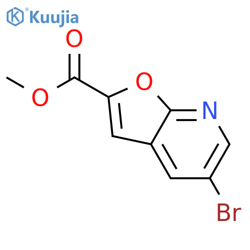 Methyl 5-bromofuro[2,3-b]pyridine-2-carboxylate structure