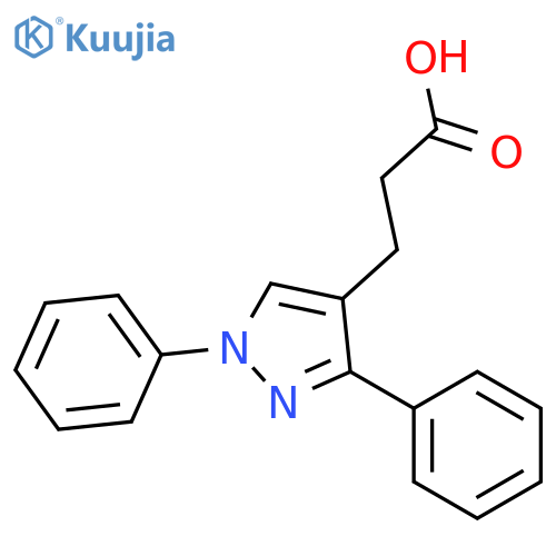 3-(1,3-Diphenyl-1H-pyrazol-4-yl)propanoic Acid structure