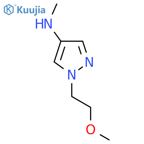 1-(2-methoxyethyl)-N-methyl-1H-pyrazol-4-amine structure