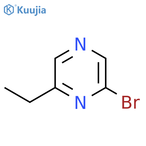 2-Bromo-6-ethylpyrazine structure