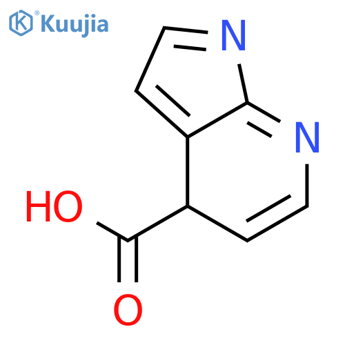 4H-Pyrrolo2,3-bpyridine-4-carboxylic acid structure