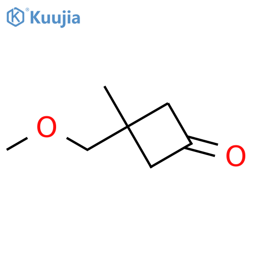 3-(Methoxymethyl)-3-methylcyclobutan-1-one structure