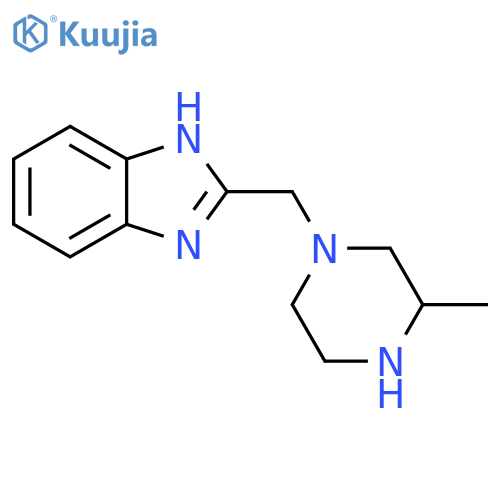 2-((3-methylpiperazin-1-yl)methyl)-1H-benzo[d]imidazole structure
