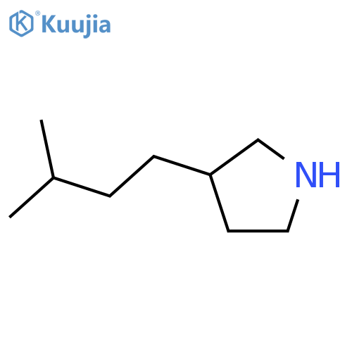 3-Isopentylpyrrolidine structure