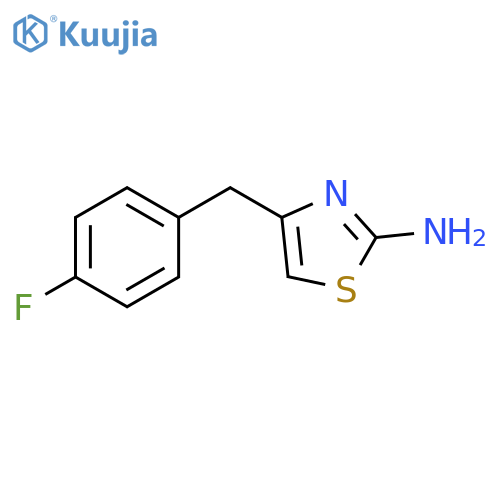 4-(4-Fluorophenyl)methyl-1,3-thiazol-2-amine structure