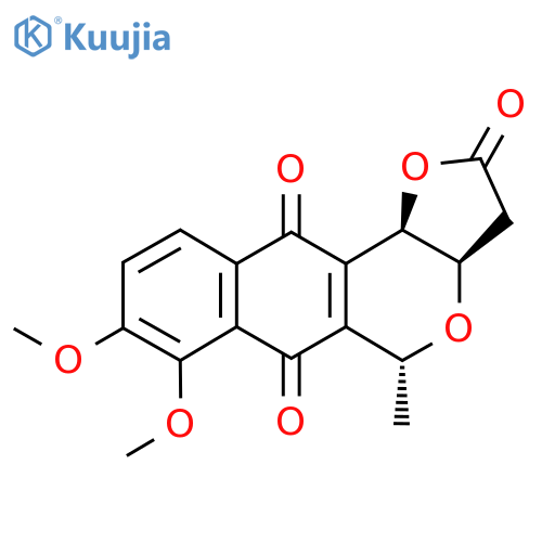 (11R,15R,17R)-4,5-Dimethoxy-17-methyl-12,16-dioxatetracyclo[8.7.0.03,8.011,15]heptadeca-1(10),3(8),4,6-tetraene-2,9,13-trione structure