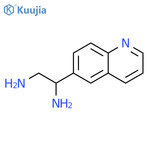 1-(quinolin-6-yl)ethane-1,2-diamine structure